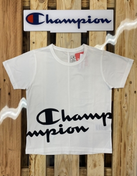Champion Crewneck T-Shirt Athletic Damen - Weiß