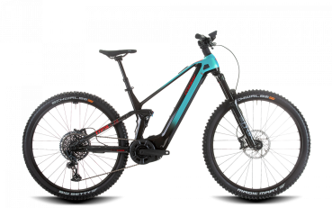 E-Bike Pedelec CONWAY  "Xyron S 7.9 Carbon / Alu" turquoise fade / red
