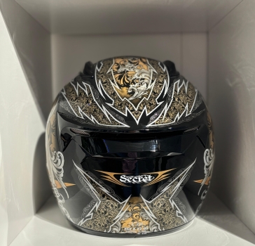 Motorrad-Integralhelm Carbon- Drikompo. XPEED Secret XF 708 GOLD - Gr. L