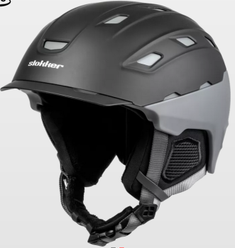 Ski- und Snowboardhelm Slokker RANDAL / Black-Grey / 61-62cm