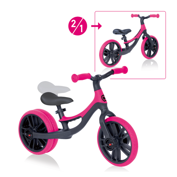 Globber Lernlaufrad Go Bike Elite Duo - fuchsia pink
