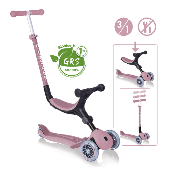 Globber Scooter Go-Up Foldable Plus Eco - beere