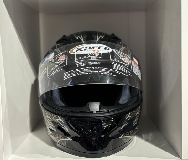 Motorrad-Integralhelm Carbon- Drikompo. XPEED Secret XF 708 GOLD - Gr. L