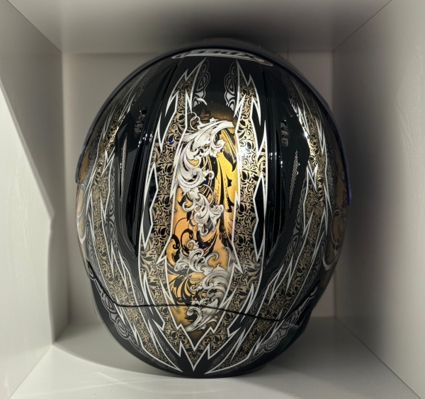 Motorrad-Integralhelm Carbon- Drikompo. XPEED Secret XF 708 GOLD - Gr. L