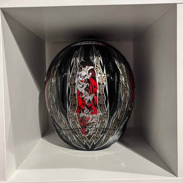 Motorrad-Integralhelm Carbon- Drikompo. XPEED XF 708 RED - Gr. L